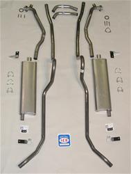 Shafer's Classic Reproductions Exhaust Systems for 1957 BEL AIR - 63025S