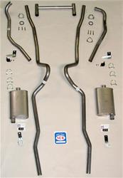 Shafer's Classic Reproductions Exhaust Systems for 1955-1957 BEL AIR, ONE-FIFTY SERIES, TWO-TEN SERIES - 63027S