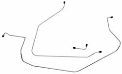 Shafer's Classic Reproductions Brake Lines, Direct Fit FBL904S