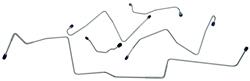 Shafer's Classic Reproductions Brake Lines, Direct Fit MFB019