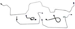 Shafer's Classic Reproductions Brake Lines, Direct Fit MFB022