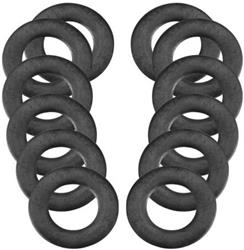 S&S Cycle Rubber Coated Rocker Box Washers 50-7015-12
