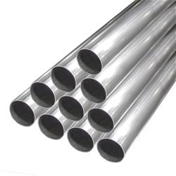 Stainless Works Stainless Steel Straight Exhaust Tubing 2.375 Inch 304 Stainless Steel Exhaust Pipe 2.3SS-1