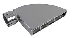 Stainless Works  Rectangular, Polished 2.50 Inch Exhaust Tip 801250-WG