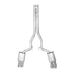 Stainless Works Redline Factory Connect Exhaust Systems with H-Pipes for 2024 MUSTANG - M24QUADHFCR