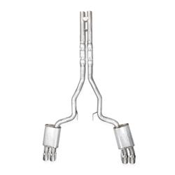Stainless Works Legend Performance Connect Exhaust Systems with H-Pipes for 2024 MUSTANG - M24QUADHPCL