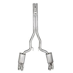 Stainless Works Redline Performance Connect Exhaust Systems with H-Pipes for 2024 MUSTANG - M24QUADHPCR