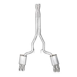 Stainless Works Redline Factory Connect Exhaust Systems with X-Pipes for 2024 MUSTANG - M24QUADXFCR