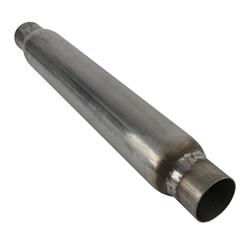 Stainless Works Smooth Tube 304 Stainless Steel 2.5 Inch Muffler ST252425