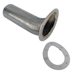 Stainless Works Through-Body  Teardrop, Natural 3 Inch Exhaust Tip ST2811