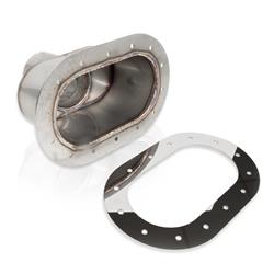 Stainless Works Through-Body  Oval, Natural 2.50 Inch Exhaust Tip ST2813