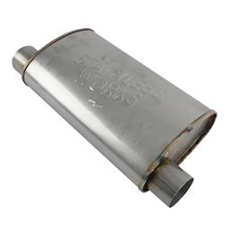 Stainless Works Turbo S-Tube 304 Stainless Steel 2.5 Inch Muffler TM4S25O25OSS