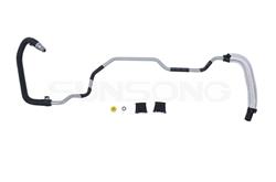 Sunsong Power Steering Hose Assemblies for 2005-2010 SPORTAGE, 2005-2009 TUCSON - 3404109