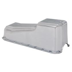 Summit Racing™ Diecast Polished Aluminum SBC Oil Pan SUM-121010