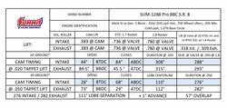 Summit Racing™ Pro BBC Tight-Lash LS Firing Order Solid Roller Camshafts SUM-1288