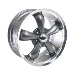 Vision American Muscle 142 Legend 5 Series Machined Lip Gunmetal Wheels 18x8.5