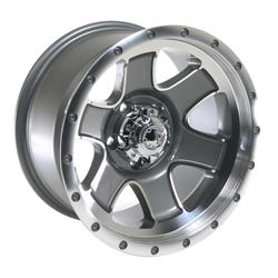 Ultra Wheel 174 Nomad Clearcoated Anthracite Gray with Diamond-Cut Accents Wheels 174-5865GN
