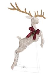 Tinsel Flying Deer Outdoor Light Display SUM-20563