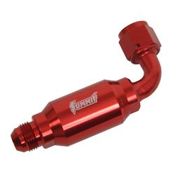 Summit Racing™ 90 Degree 40 Microns Fuel Filter with -8 AN Inlet Size SUM-220171R
