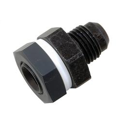 12AN Male to Male Straight Bulkhead Fuel Fitting Adapter 12AN, Black Rac Performance 12AN Straight Bulkhead Fitting With 12AN Bulkhead Nut Aluminum 