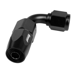 Summit Racing™ Hose End 90 Degree Swivel -6 AN Hose to Female -6 AN Aluminum Black SUM-220687B