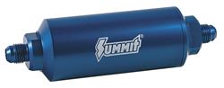 Summit Racing™ Inline Billet 10 Microns Fuel Filter with -6 AN Inlet Size SUM-230123