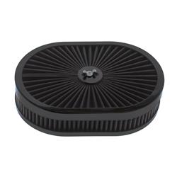 Oval Air Cleaner, 9 x 5 1/4 x 4 1/8 High, Each, (Fits under decklid –  PMB Performance