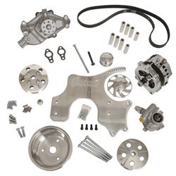 Summit Racing™ Billet SBC Serpentine Pulley Kit SUM-340410X