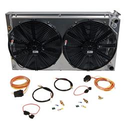 Summit Racing™ Pro LS Swap Aluminum Radiator and Fan Combo Kits SUM-381440-KIT1