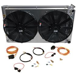 Summit Racing™ Pro LS Swap Aluminum Radiator and Fan Combo Kits SUM-381444-KIT1