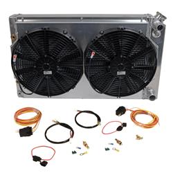 Summit Racing™ Pro LS Swap Aluminum Radiator and Fan Combo Kits SUM-381446-KIT1