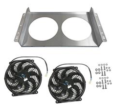 12 Inch 727 CFM Summit Racing™ Aluminum Shroud and Fan Combos SUM-381510-KIT