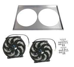 12 Inch 727 CFM Summit Racing™ Aluminum Shroud and Fan Combos SUM-381540-KIT