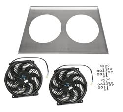 12 Inch 727 CFM Summit Racing™ Aluminum Shroud and Fan Combos SUM-381542-KIT
