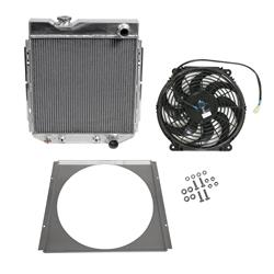 Summit Racing™ Performance Fit Aluminum Radiator and Fan Combos SUM-384004-KIT1