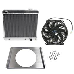 Summit Racing™ Performance Fit Aluminum Radiator and Fan Combos SUM-384047-KIT1