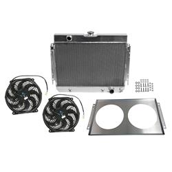 Summit Racing™ Performance Fit Aluminum Radiator and Fan Combos SUM-384010-KIT1