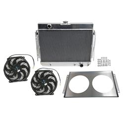 Summit Racing™ Performance Fit Aluminum Radiator and Fan Combos SUM-384011-KIT1