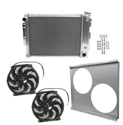 Summit Racing™ Performance Fit Aluminum Radiator and Fan Combos for 1967-1969 CAMARO, FIREBIRD - SUM-384012-KIT1