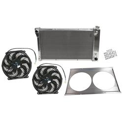 Summit Racing™ Performance Fit Aluminum Radiator and Fan Combos SUM-384017-KIT1
