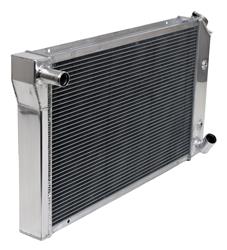 Pwr North America 943-20175 Radiator, Sprint Cross Flow, 20-1/2 in W x 17  in H x 1-3/4 in D, Passenger Side Inlet, Passenger Side Outlet, Aluminum