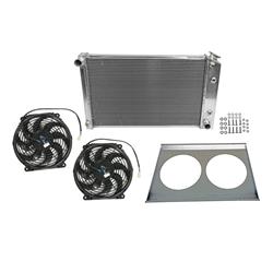 Summit Racing™ Performance Fit Aluminum Radiator and Fan Combos SUM-384040-KIT1