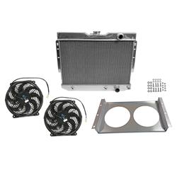 Summit Racing™ Performance Fit Aluminum Radiator and Fan Combos SUM-384049-KIT1
