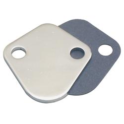 Allstar Performance ALL40303 Blue Fuel Pump Block-Off Plate for BB Chevy 