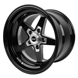 Summit Racing™ Warrior R/T Black Machined Wheels