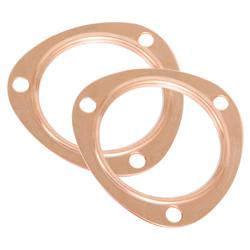 Speed Unlimited 7503 Collector Gaskets Copper 3.5 3-Hole Pair Bolts Kit 