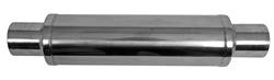 Summit Racing™ Bright Finish SS Tube 409 Stainless Steel 2.5 Inch Muffler SUM-630870