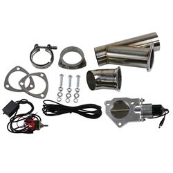 Summit Racing™ Complete Electric Exhaust Cutout Kits