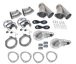 Summit Racing™ Complete Electric 4 Inch Exhaust Cutouts Kit SUM-670114-2