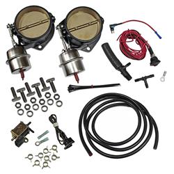 Summit Racing™ Vacuum Actuated 4 Inch Exhaust Cutouts Kit SUM-670237